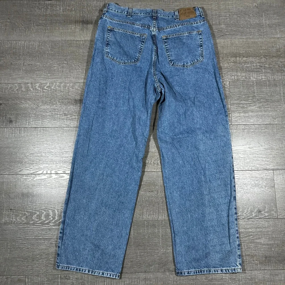 Vintage Old Navy Wide Leg Jeans Mens 36x32 Baggy Blue Denim Y2K Skate 2002